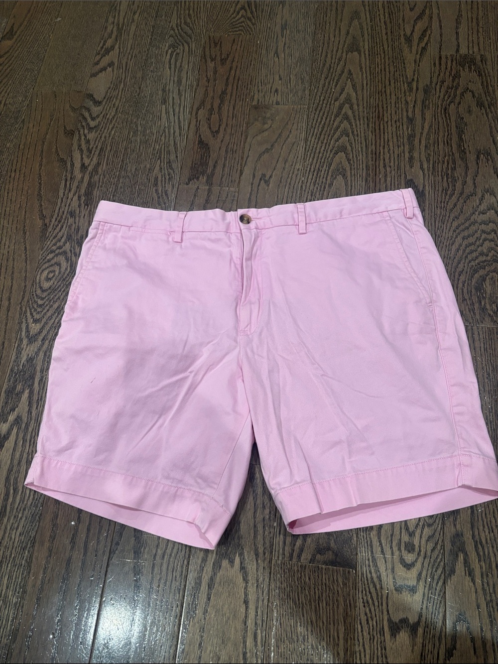 Polo by Ralph Lauren Light Pink Flat Front Chino Shorts